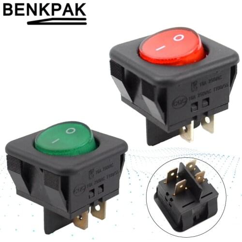 RK1-05 illumated mini rocker switch,boat switch,4pins
