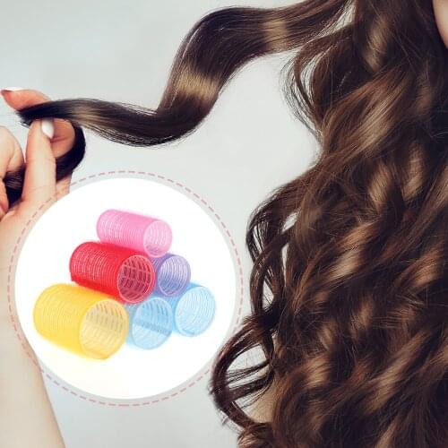 Self Grip Hair Curlers Hair Rollers Lazy Curler Silk Curling Ribbon Hair Roller Heatless Curling Rod Headband Hair Styling Tools