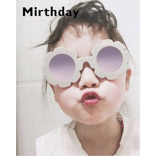 Sun Flower kids sunglasses boys girls Round UV400 glasses sunglasses children Lovely baby sun glasses gafas de sol mujer