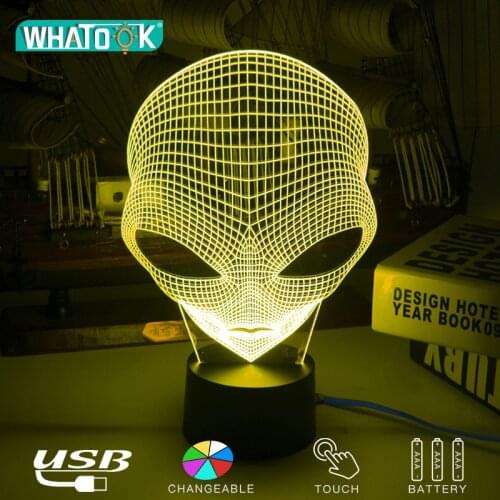 Flash Deal 3D Nighlight Motorcycle Night Light 7 Color USB Table Martian Lamp Butterfly Child Birthday Holiday Girl Friend Gift