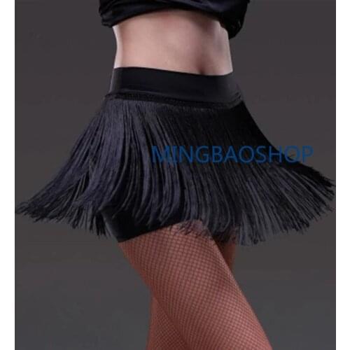 Dance Skirt Dress Dancewear New 2020 Black Ladies For Womens Adult Latin Tango Yoga Ballroom Cha