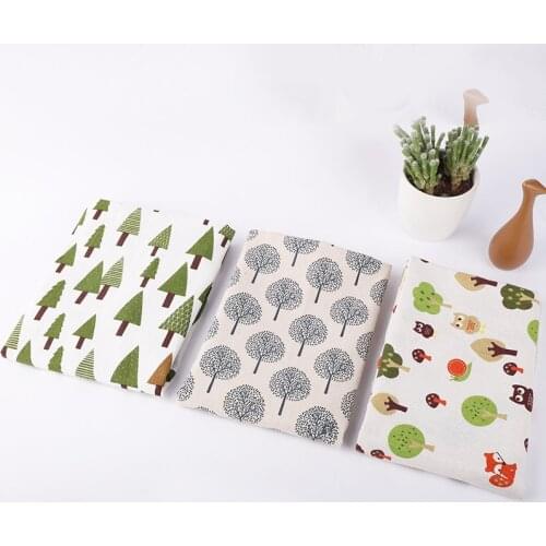 50X150CM Printed cotton and linen cloth simple fragmented cloth Nordic Plaid curtain sofa Linen Tablecloth manual DIY cloth