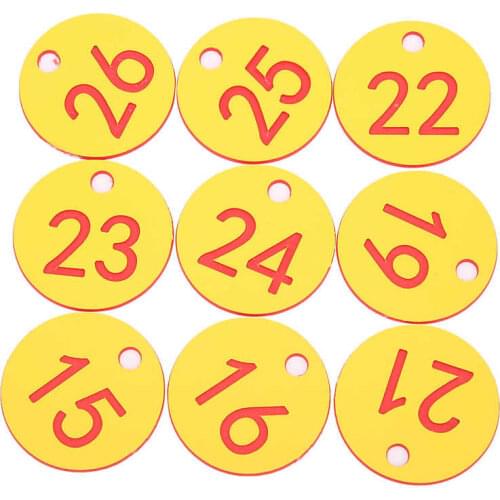 Beekeeping Husbandry Supplies Farm Number Tag Beekeeping Tool Hanging Numbered Tag Labels Farm Livestock Breeding Supplies