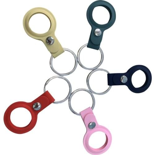 Protector Cover Silicone Case for Apple Airtags Anti-lost Locator Tracker Keychain Protective Shell For Air Tag