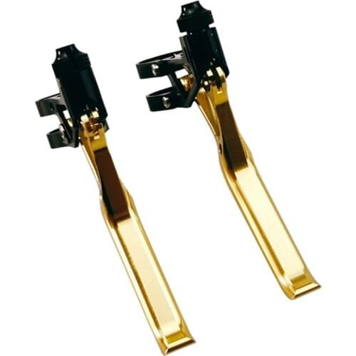 1 Pair Lightweight Aluminium Alloy Folding Road Bike Brake Levers MTB Bicycle Handle Hand V Break Lever Set