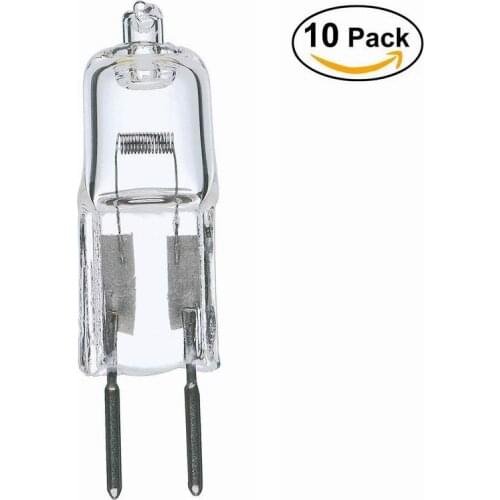 10 PCS Top Quality Halogen G4 12V 20W Lamp JC Type G4 Halogen Light Bulbs Dimmable G4 Base Clear Halogen