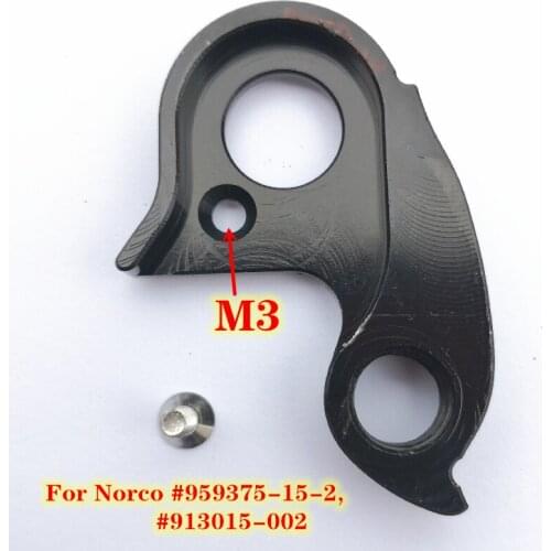 2pcs CNC Bicycle rear derailleur hanger For Norco #959375-15-2 Optic RANGE 7 FS REVOLVER SIGHT Torrent Alloy sight MECH dropout