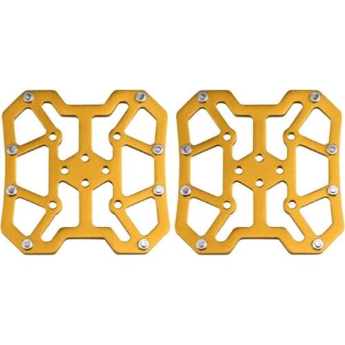 2 Pcs Comfortable Flat Alloy Bearing Non-slip Bicycle Pedal Strong MTB Anti-skid Pins Flat Bike Repair Modification for Dropship