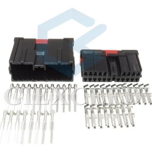 20 Pin Female Male Cable Vehicle Cable Socket Automotive Electrical Wire Connector With Pins Terminals