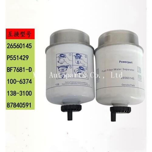 26560145 filter P551429 1006374 1383100 87840591 P550399 901-249 26560920 P77E P110E diesel Fuel filter for Perkins Donaldson