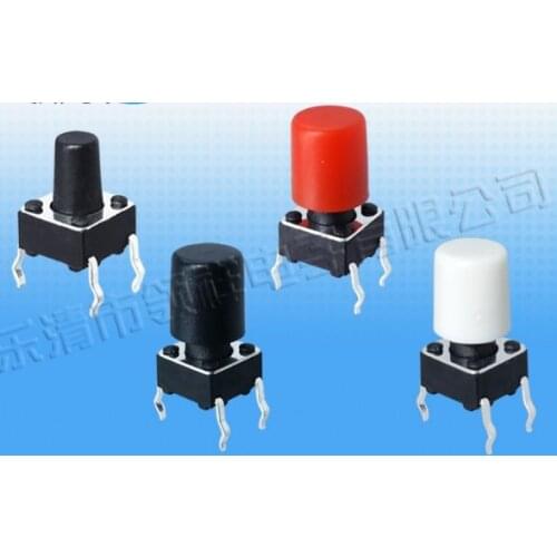 6x6 button cap circular A86 Inner diameter 3mm The key cap fitted with the 6*6 round head light touch switch