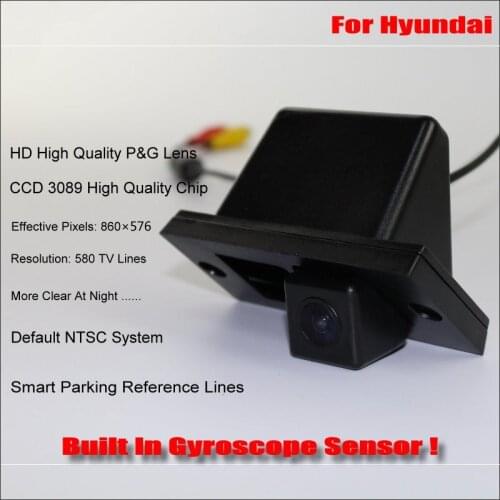 Auto Rear Camera For Hyundai i800 iLoad iMax 2011-2016 Intelligent Parking Tracks Reverse Backup RCA AUX HD CCD SONY CAM