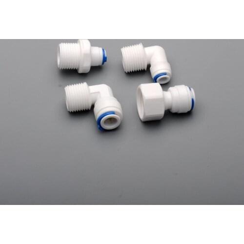 1/2 thread TO PE tube Quick Connector Family drinking water Kitchen water filter attachment RO filter reverse osmosis system