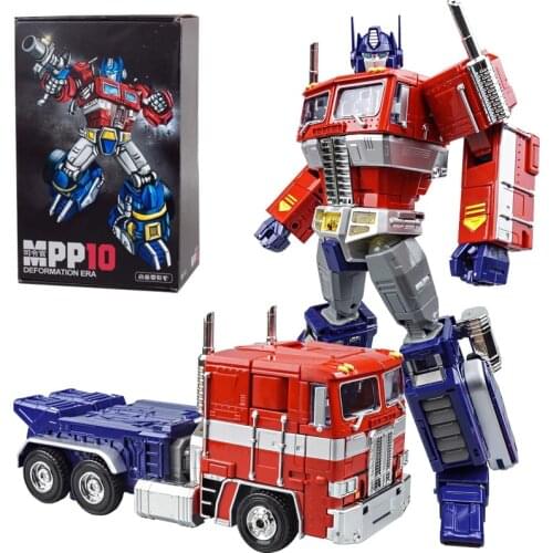 WJ Transformation G1 MPP10 MPP-10 Masterpiece Alloy 33cm OP Commander KO Action Figure Robot Model Collection Deformed Toys Gift