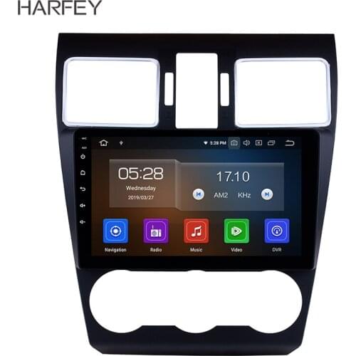 Harfey 2din 9" 8 core Android 9.0 Car Radio Stereo Audio Multimedia Player GPS Head Unit for 2014 2015 2016 Subaru WRX forester