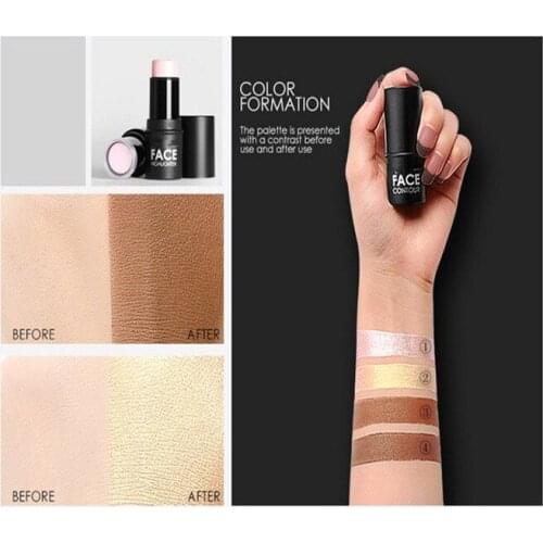 Highlighter Makeup Glitter Contouring Bronzer For Face Shimmer Powder Creamy Texture illuminator Stick Women Cosmetics