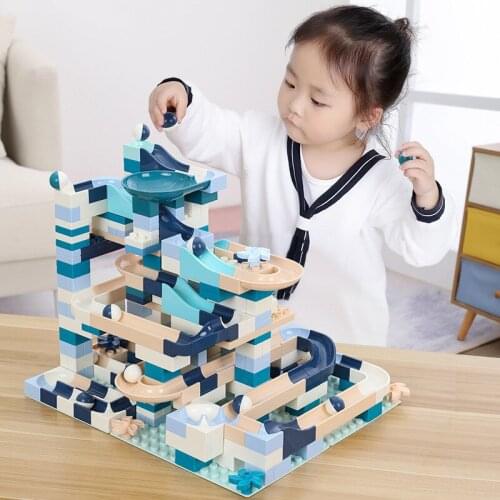 Childrens Building Blocks Assembled Large Particles Boy and Girl Educational Slide Building Blocks Toys Wholesale Playhouse Toy