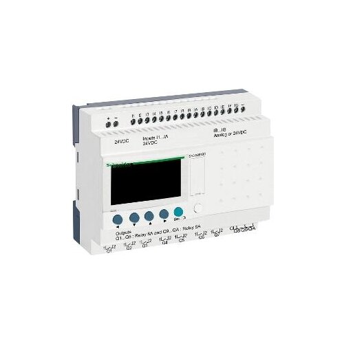 SR3B261BD modular smart relay Zelio Logic - 26 I O - 24 V DC - clock - display