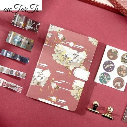 Chinese Style Stationery Gift Box Set Notebooks, Bookmarks, Handbook Stickers, Seals, Lucky Bags and Other School Supplies