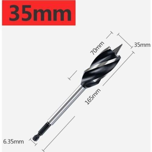 26-35mm Twist Wood Auger Bit Drill Bits Set Fast Cut Carpenter Joiner Tool Drilling Bit For Wood Cut Suit for woodworking
