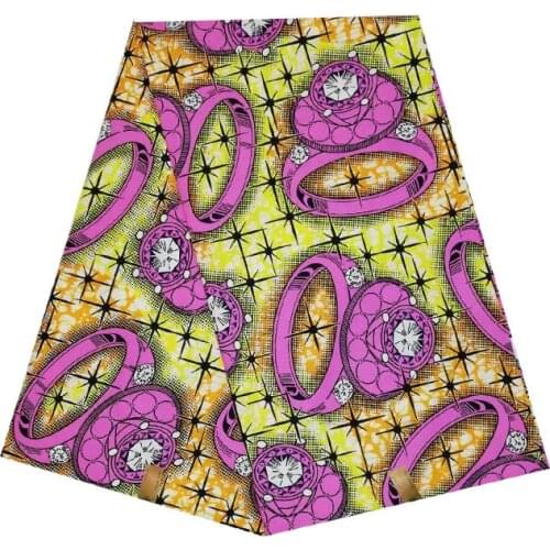 Veritable ankara Printed in fabric African wax block wax 100% cotton 6yards ankara diamond design for african woman V-L 545