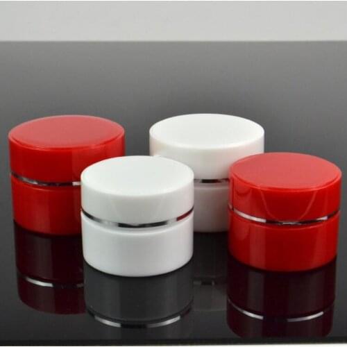 15g double layer plastic bottle jar pot tin for eye cream serum art nail essence moisturizer wax skin care cosmetic packing