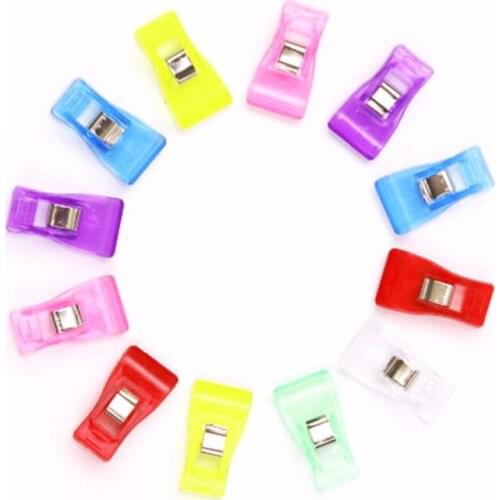 5Pcs Portable Multicolor Plastic Clips Hemming Sewing Tools Useful Sewing Accessories Sewing DIY Crafts Patchwork Sewing Clip