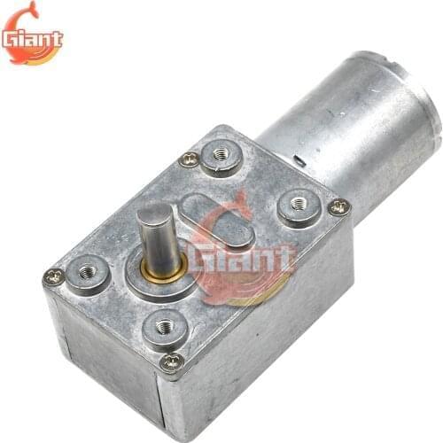 12V Reduction Motor High Torque Turbo Worm Geared Motor DC Gear Motor for Range Hood Nesting Machine Smart Automation Equipment