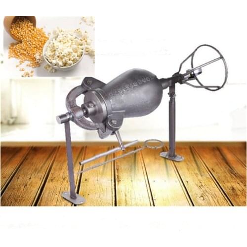 Hand popcorn maker corn maize-popping popper machines rice puffed machine 1.5kg