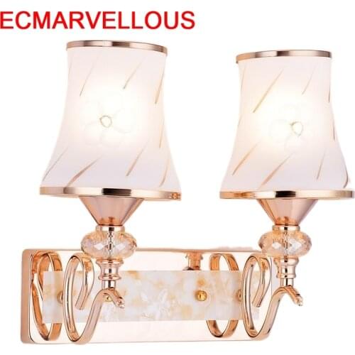Lighting Lampara De Techo Colgante Moderna Indoor Modern Vanity Luminaire For Home Bedroom Light Aplique Luz Pared Wall Lamp