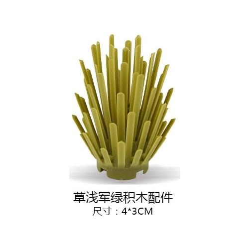 Military Figures Ww2 MPJ096 Haystack Scenes Weapon Toy For Children Army Green Accessories Model Building Blocks Militarys Sets
