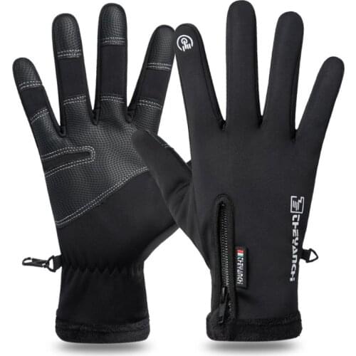 Winter Waterproof Velvet Warm Men Gloves Non-Slip Skiing Riding Windproof Fitness Sports Motorcycle Outdoor Climbing Women Glove