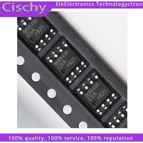 10PCS MAX490ESA MAX490CSA MAX490 SOP-8