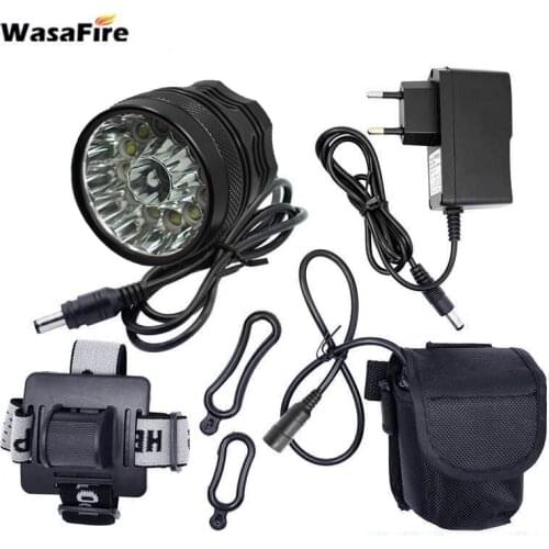13*XML-T6 LED Bicycle Light Front Lantern 30000 Lumens Bike Headlight Cycling Head Lamp Flashlight for Outdoor Night Riding