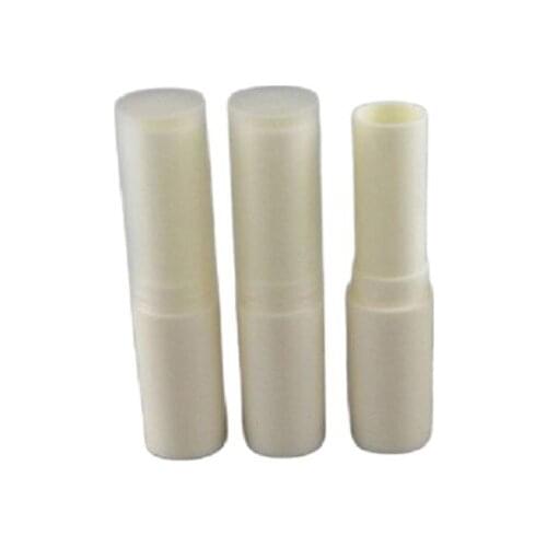 4g Empty Lip Balm Tubes with Clear Cap Round White Cosmetic Containers Refillable Lipbalm Lip Balm Tube Packaging 50 pcs/lot