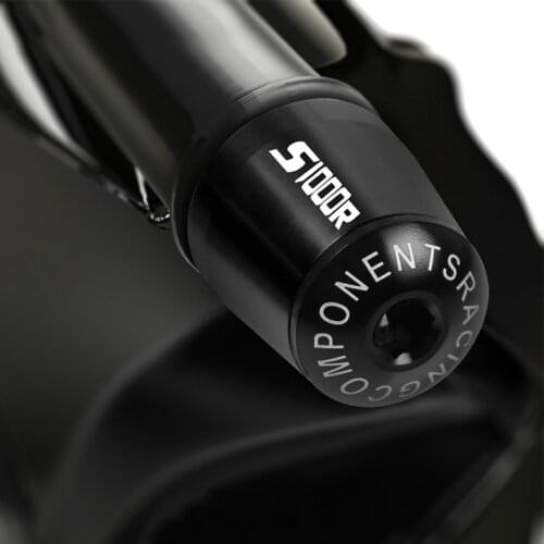 CNC Billet Aluminum Motorbike HBAR END CAP Handle Bar Cap End Plugs For BMW S1000 R RR S1000RR 09-16 S1000R 2014 2015 2016 2009