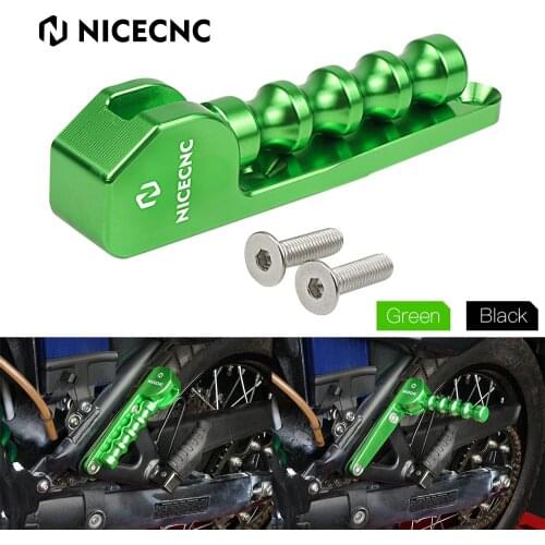 NiceCNC Anodized Center Stand Lift Raised 6061 Aluminum Handle For Kawasaki KLR 650 2008-2018