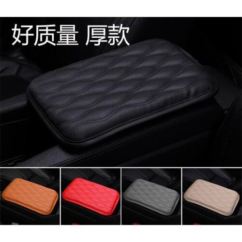 Car Armrest Pad Soft PU Leather Anti Scratch Universal Waterproof Box Cover Cushion Resistant Center Console Non Slip Arm Rest