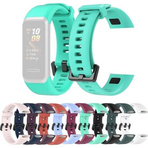 Coloful Soft Silicone Wristband For Huawei Band 4/Honor Band 5i Smart Band Replacement For Honor Band 5i Watch Strap