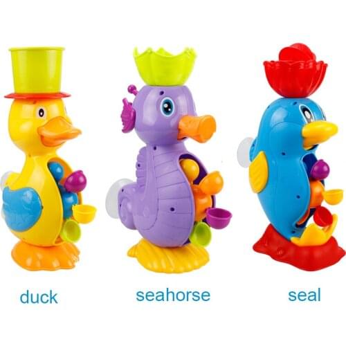 Cartoon Animal Waterwheel Bath Shower Toy Water toy for Toddler and Baby AN88