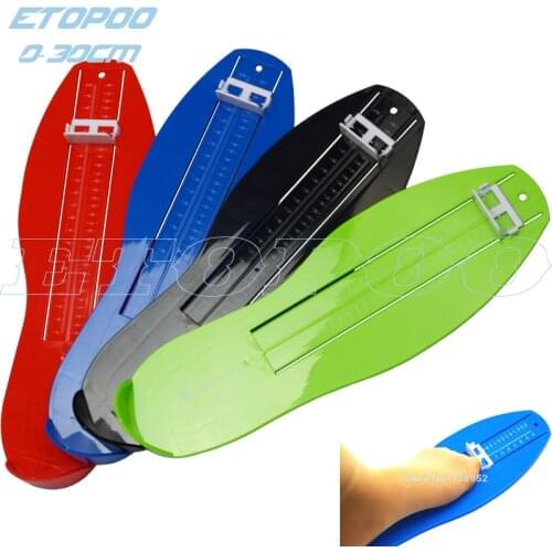 0-30cm Foot measure tool shoes helper 18-50 euro size Foot measuring gauge shoes size calculator color is random