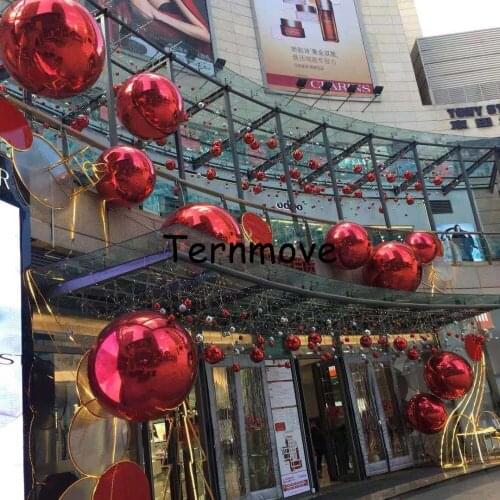Inflatable Hanging Decorations For Promotion fashion wedding show ball silver gold black giant Reflective inflatable mirror ball