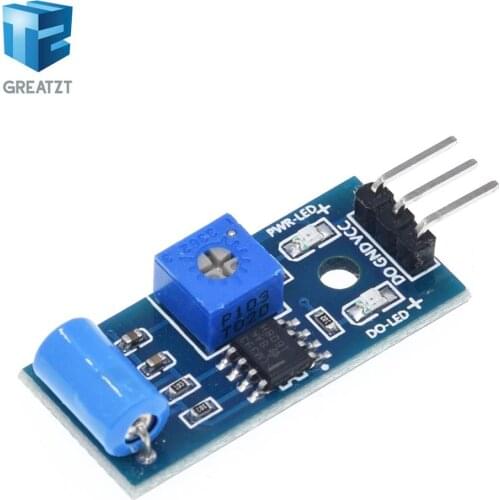 GREATZT normally closed type vibration sensor module Alarm sensor module Vibration switch SW-420 for arduino