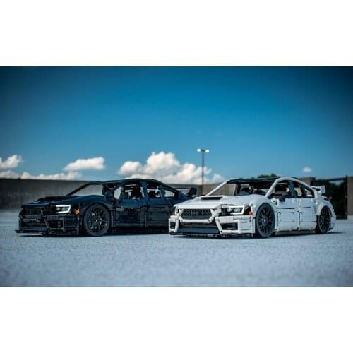 2021 NEW Small particle technology building block remote control STI sports car assembly toy model boys birthday gift moc-79953