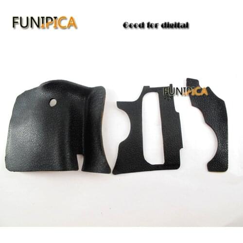 New OEM replacement For CANON 60D a Set of 3 Pieces Grip Rubber Cover Unit With 3M Glue Camera Repair Parts Free Shipping