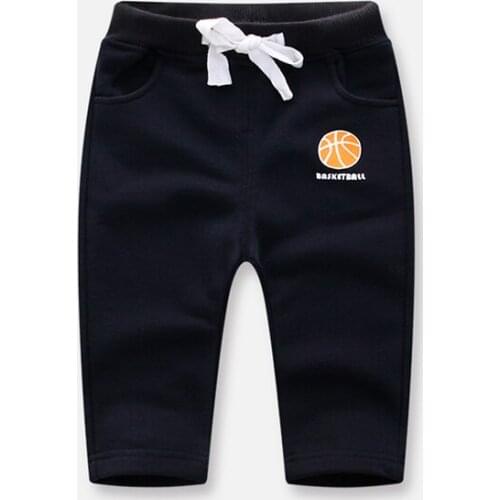 Boys autumn casual trousers baby children knitted outer wear trousers