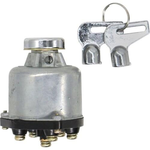 Ignition Switch With Keys 897044-4180 8970444180 8-97044418-0 For Isuzu Excavator 3LB1 3LD1 3LD2 6BG1 6HK1 SY235 4BG1 4JG1