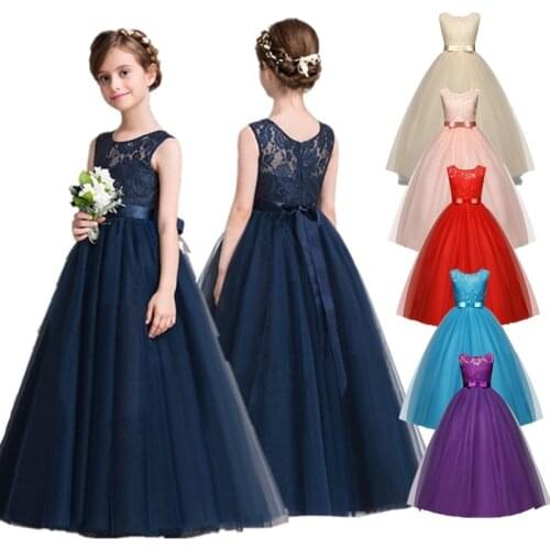Girls Dress Tutu Long Formal Gown Birthday Princess Party Dress Childrens Clothing Baby Girls Clothes Kids Dresses for Girls