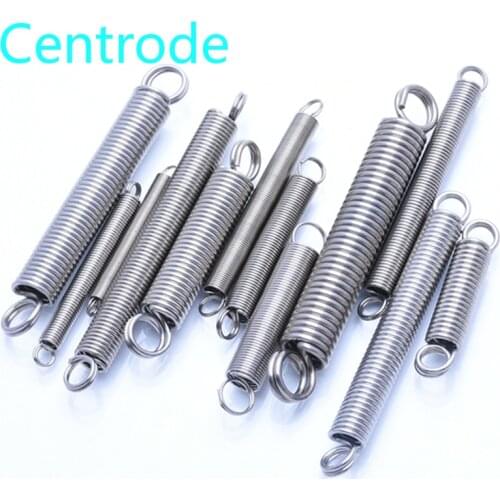 304 Stainless Steel Tension Spring Ring Hook Extension Coil Spring Pullback Spring Wire Diameter 2.5mm Outer Diameter 20mm Spot