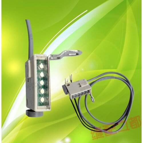 Car direct drive automatically cut the line back to the needle switch assembly with LED lamp device backstitch switch